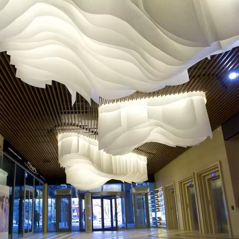 Custom Nordic Modern Lamps Hotel Banquet Hall Shopping Mall Clubhouse Living Room Special Design Luxury Ceiling Chandelier