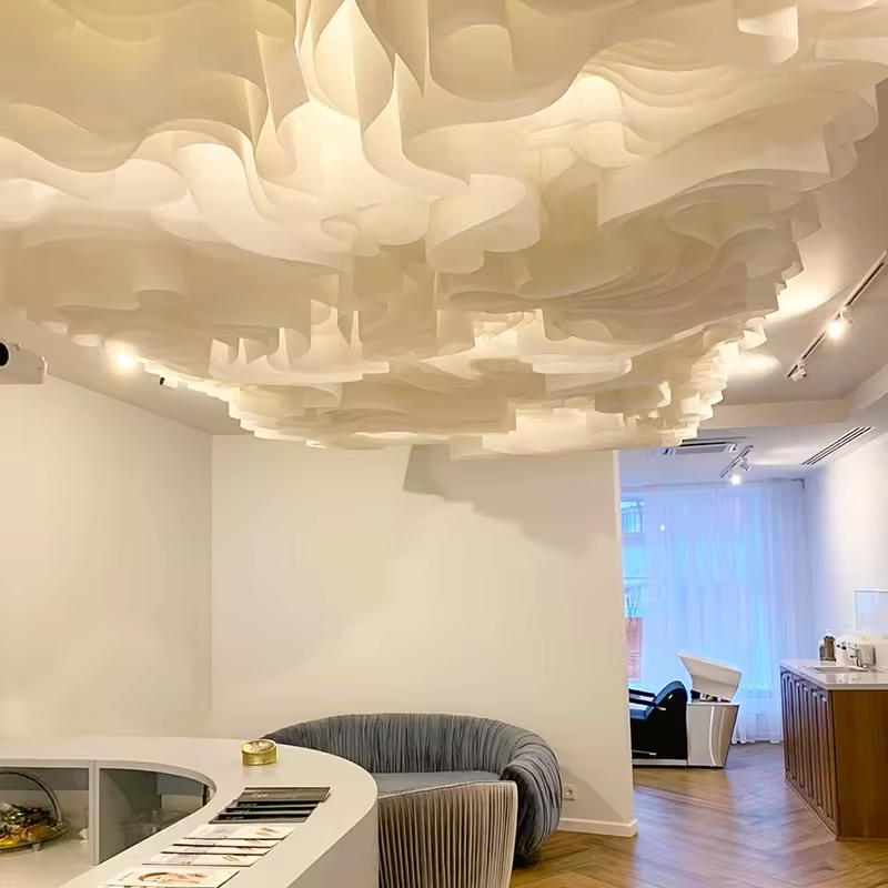 Custom Nordic Modern Lamps Hotel Banquet Hall Shopping Mall Clubhouse Living Room Special Design Luxury Ceiling Chandelier