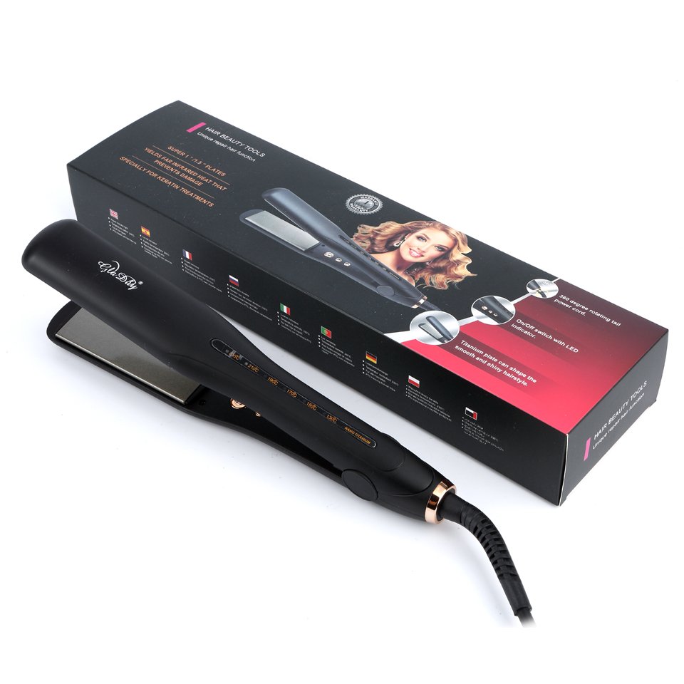 Portable 6-Teeth Plate Crimping Volume Teaser Hot Styling Tool Hair Crimper Iron for Volume Pro Crimper Hair Iron
