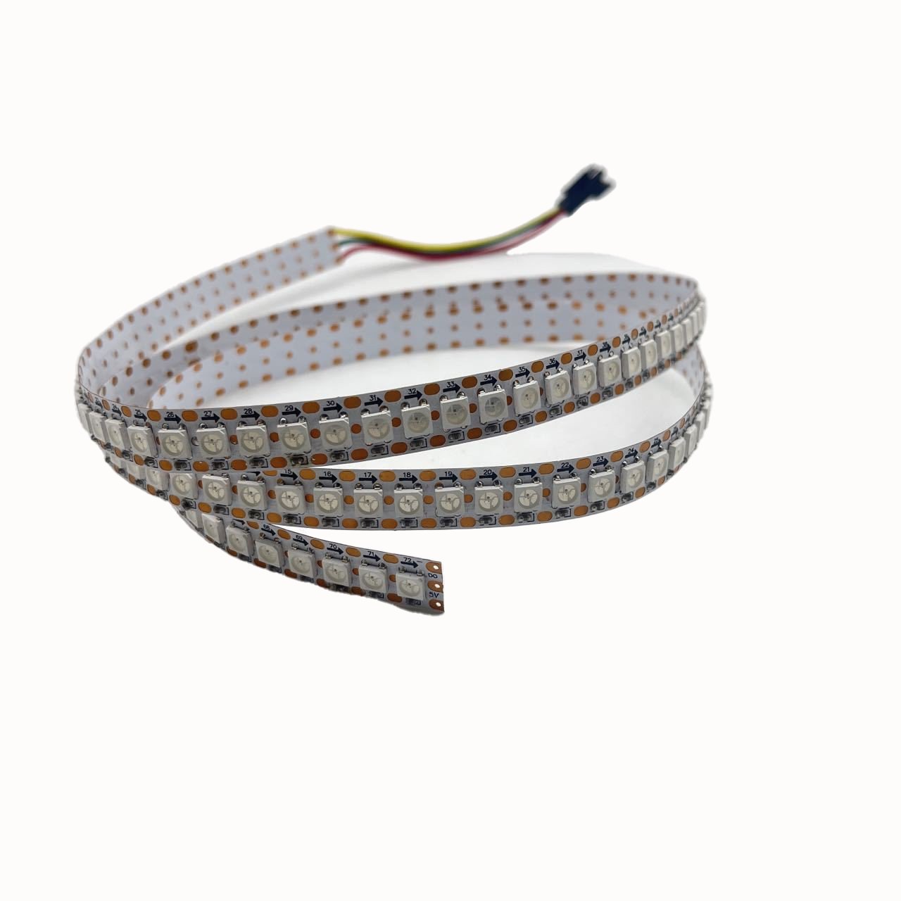 5V 12V WS2812 WS2815 Addressable Rgb LED Strip With 30/60/144leds/m Full-color IC Control for Decorative Running Lights