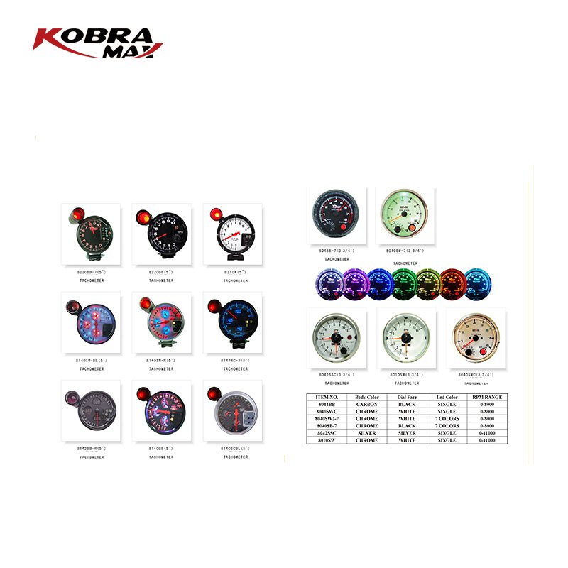 0IL TEMP VOLTS TACHOMETER OIL PRESS Dash Board Led Gauge New Hot Sale Popular Product Car Volt Meter