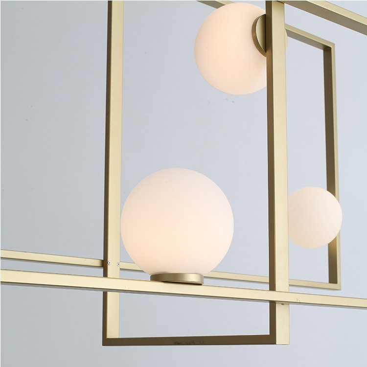 Ball Hotel Home Decoration Lighting LED Ceiling Lamp Designer Innovative Design Metal Frame Glass Modern Iron Aluminum 80 360 85