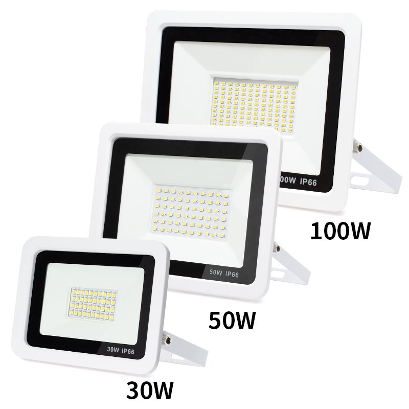 Outdoor 10W 20W 30W 50W 100W 150W 200W LED Flood Light Aluminum Body 50W Floodlight Replacement for Pathway Garden Lights