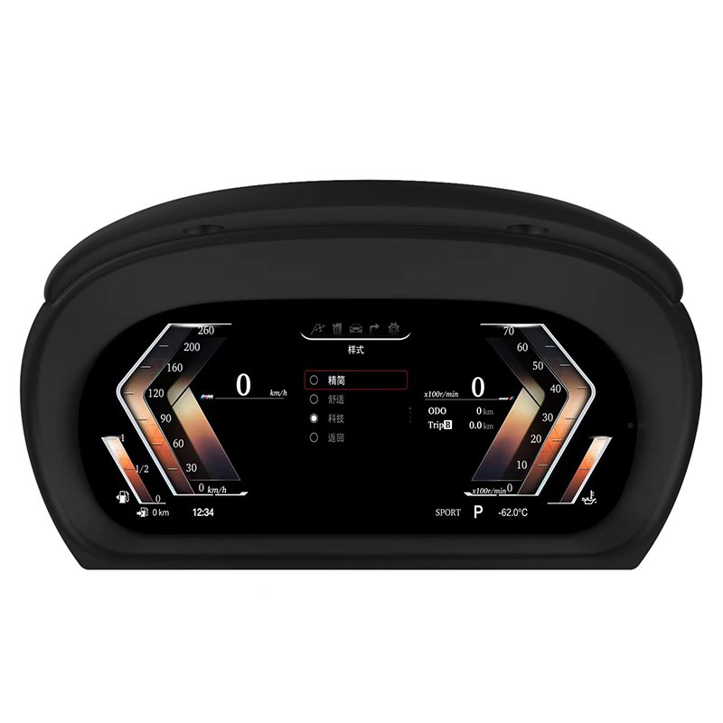 Bosstar 12.3 Inch LCD Digital Car Dashboard Auto Meter Cluster for BMW E90 E84 E87 Car Digital Speedometer