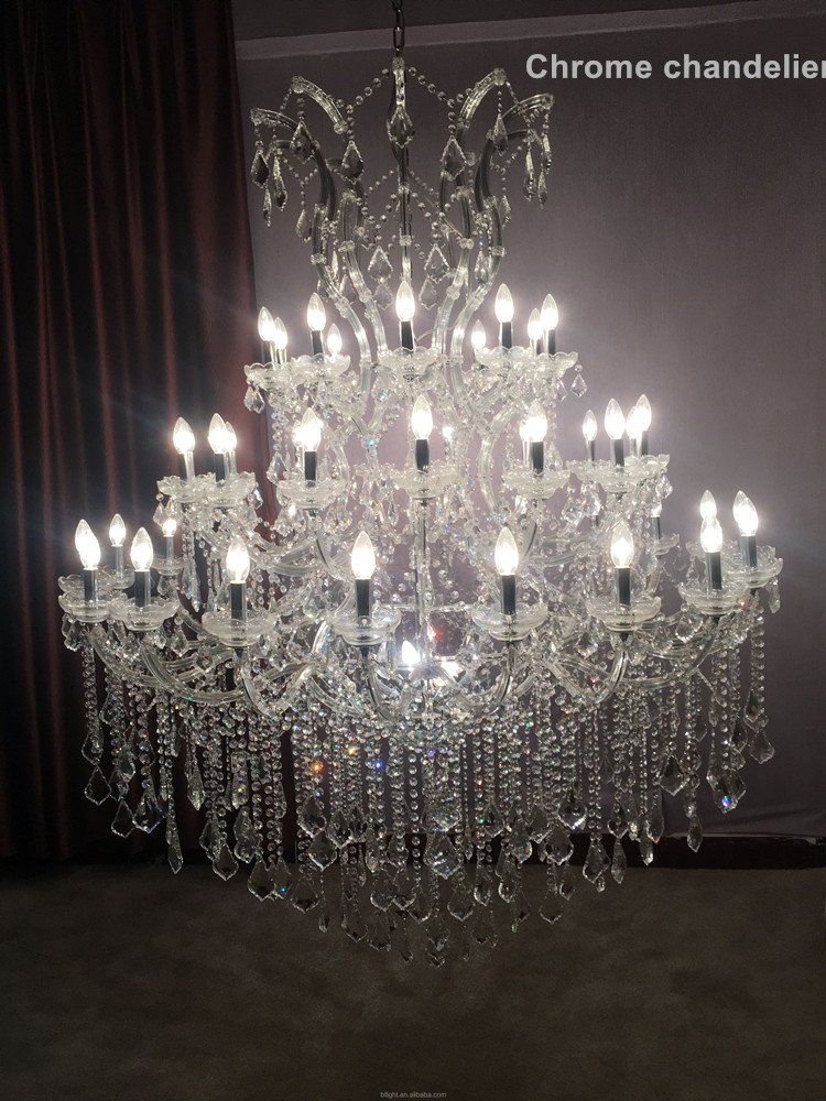 Modern Transparent Crystal Luxury Living Room Glass Candle Chandelier Manufacturers Ceiling Lamp Chandelier