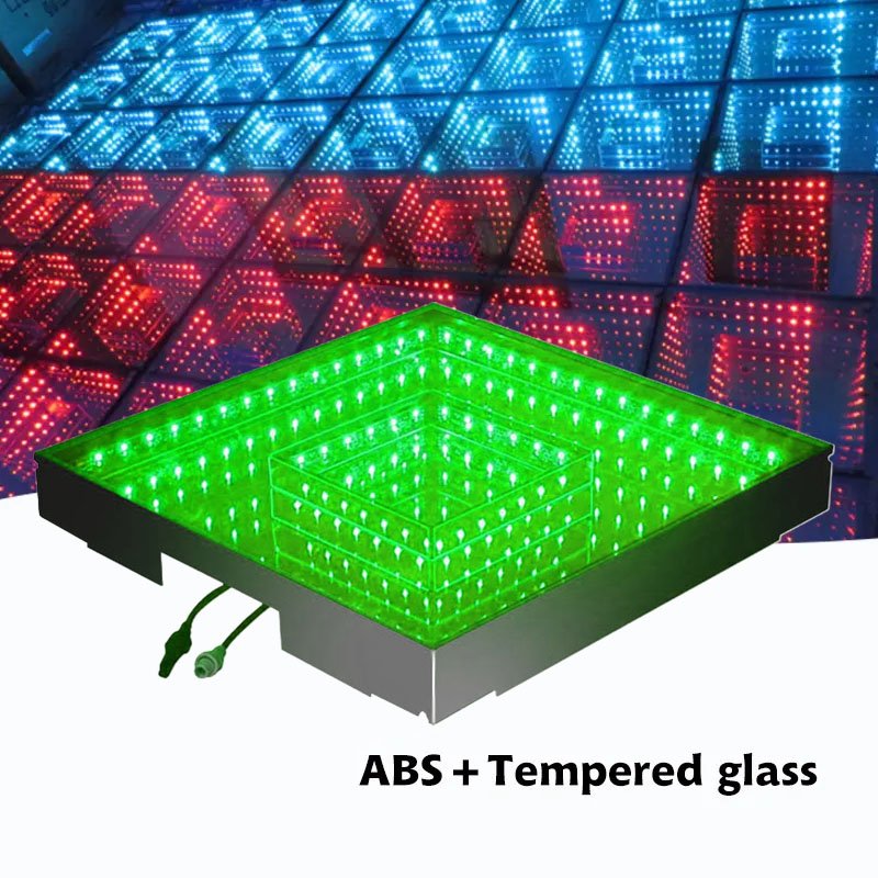 Grace Double Mirror 3D Stage Interact Light Wedding Night Club LED Dancefloor