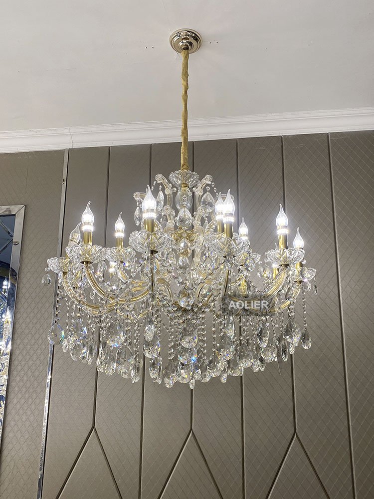 Trends Chandelier Luxury Crystal High Ceiling ,Warm Atmosphere Modern Crystal Chandeliers 2024