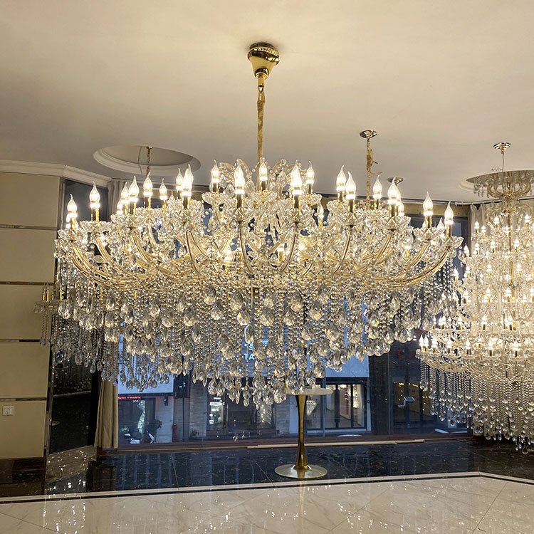 Trends Chandelier Luxury Crystal High Ceiling ,Warm Atmosphere Modern Crystal Chandeliers 2024