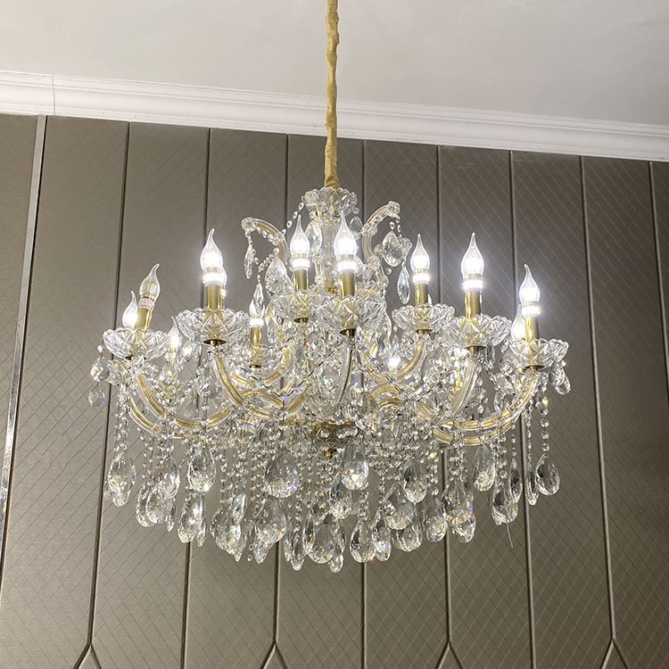 Trends Chandelier Luxury Crystal High Ceiling ,Warm Atmosphere Modern Crystal Chandeliers 2024