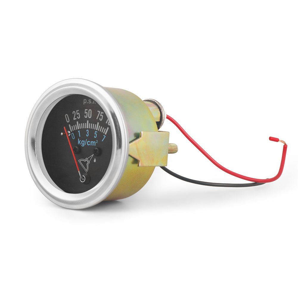 2\" 52mm Mechanical Oil Press Auto Meter 0-100PSI/1-7kg/cm² Oil Pressure Gauge for Cars