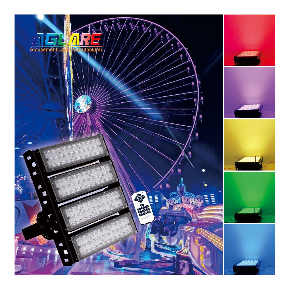 Aglare Dmx Ip65 Waterproof New Design Dmx Rgb 200w Led Flood Light 200w Outdoor Floodlight