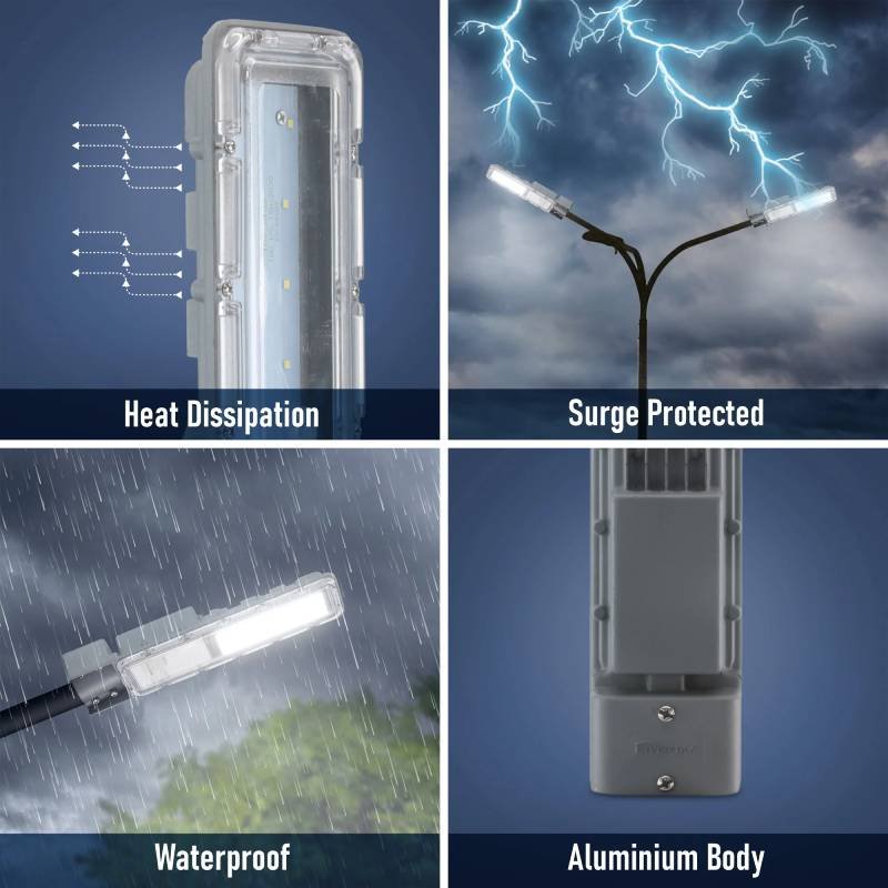 Outdoor Lighting Waterproof Integrated Smart Led Light Housing Street Lights for Outdoor in Smart Cities