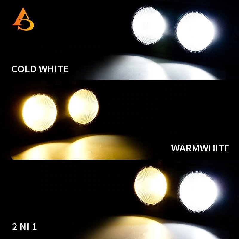 Customized Stage Lighting Two Big Eyes Cob Audience Blinder Led Disco Light for DJ Equipment