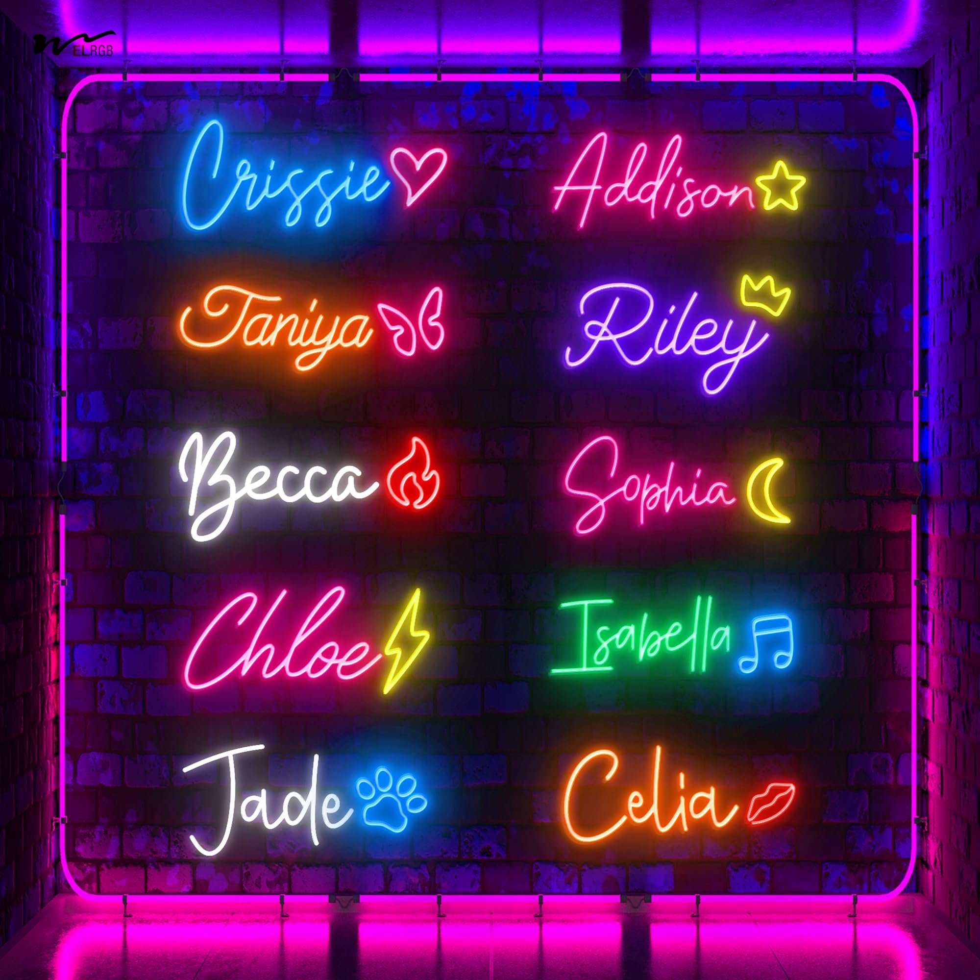 Wall Decor Led Electronic Signs Logo Custom Night Lights Personalized Large Led Neon Lights Sign