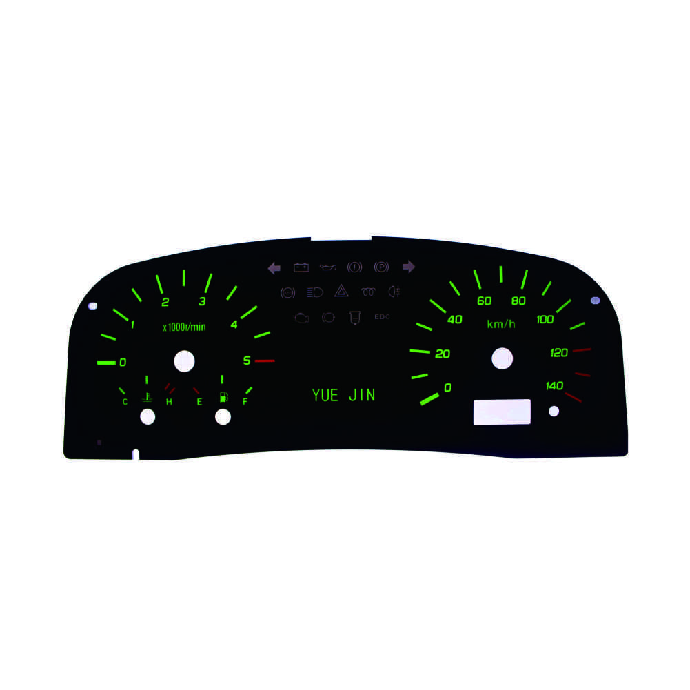 BSD Screen Printing Polycarbonate Car Dashboard Faceplate Dial Speedometer Dial