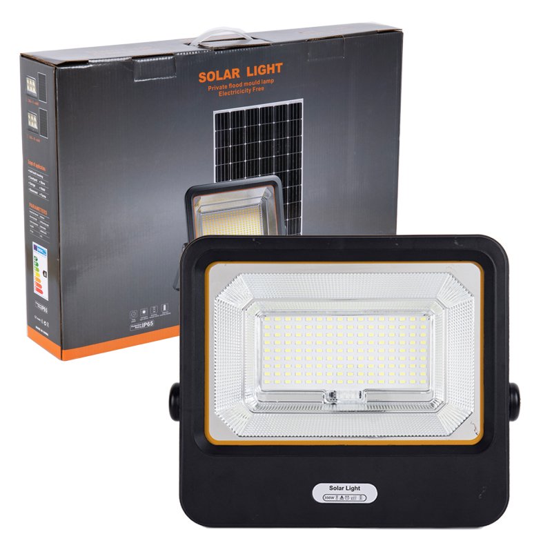Omsen 100W 200W 300W 400W 500W 600W Solar Flood Light Led Street Lighting Projector Floodlight Remote Control