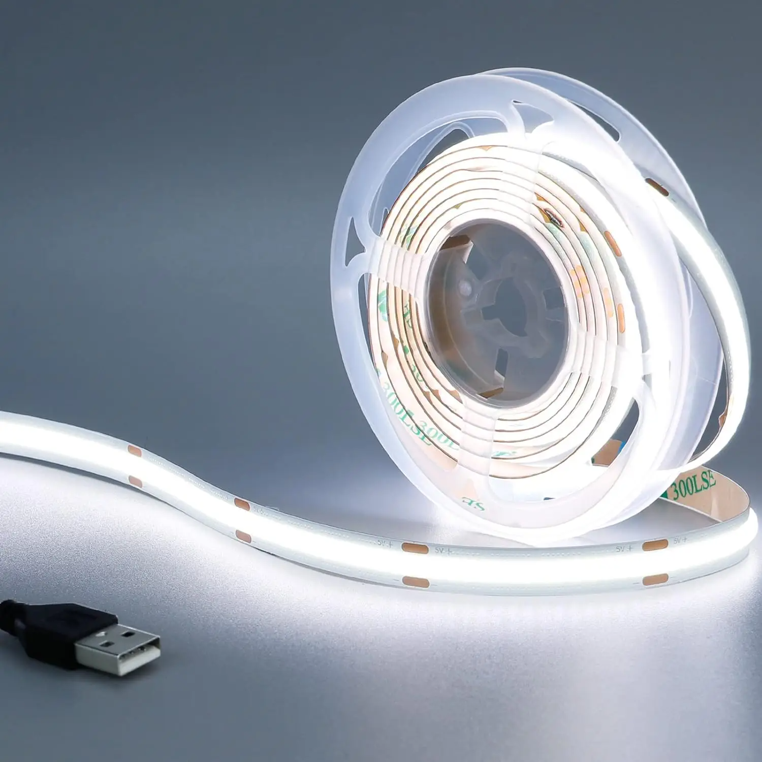 1m 2m LED Sewing Machine Light Strip Kit Cob Led White USB 5V Powered With Touch Switch Lighting Strips for Cabinet Kitchen