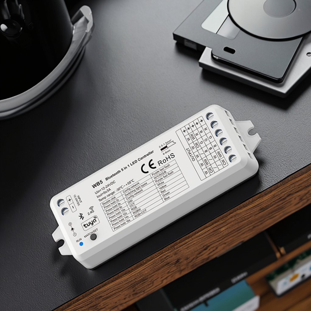 WB5 Tuya Wifi Bluetooth Connect RF 5-in-1 Controller