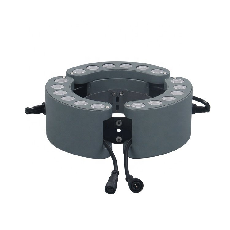 18W External Control Warm White Hug Hoop Lights IP65 Waterproof Outdoor Landscape Lighting DC24V Led Pole Ring Tree Spot Light