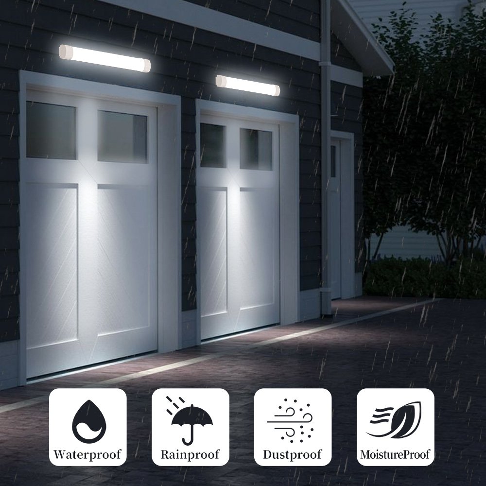60CM 20W 2000LM IP65 Wet Room LED Triproof Tube Light for Basement