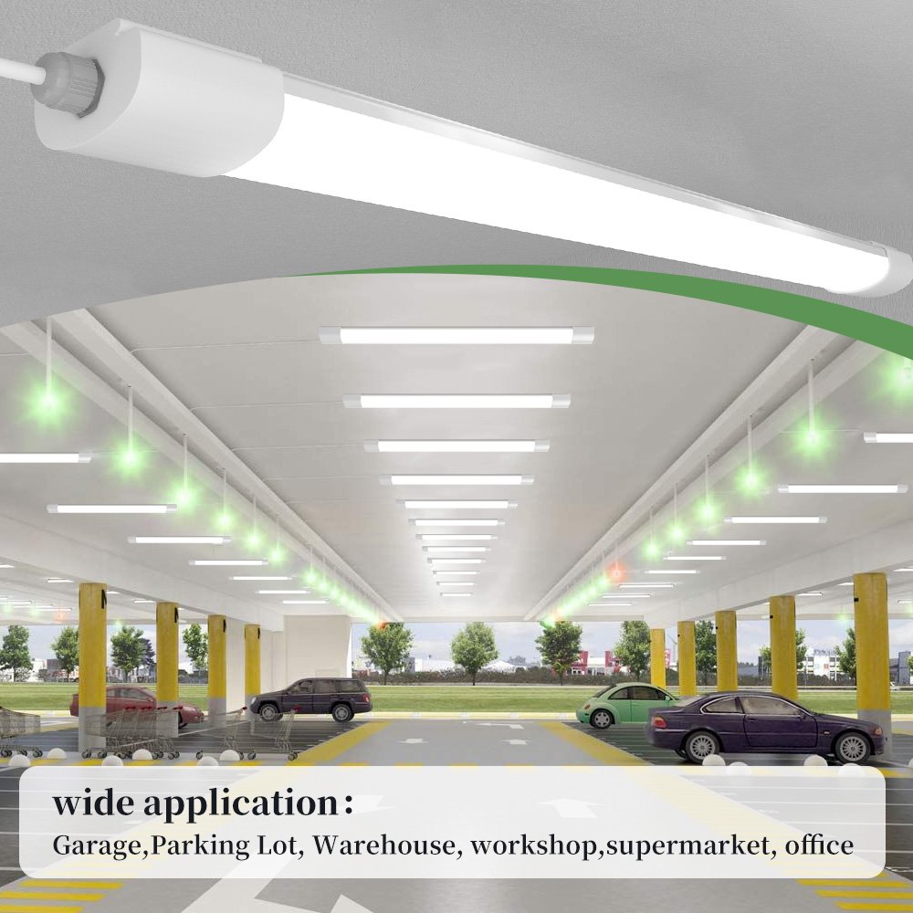 60CM 20W 2000LM IP65 Wet Room LED Triproof Tube Light for Basement