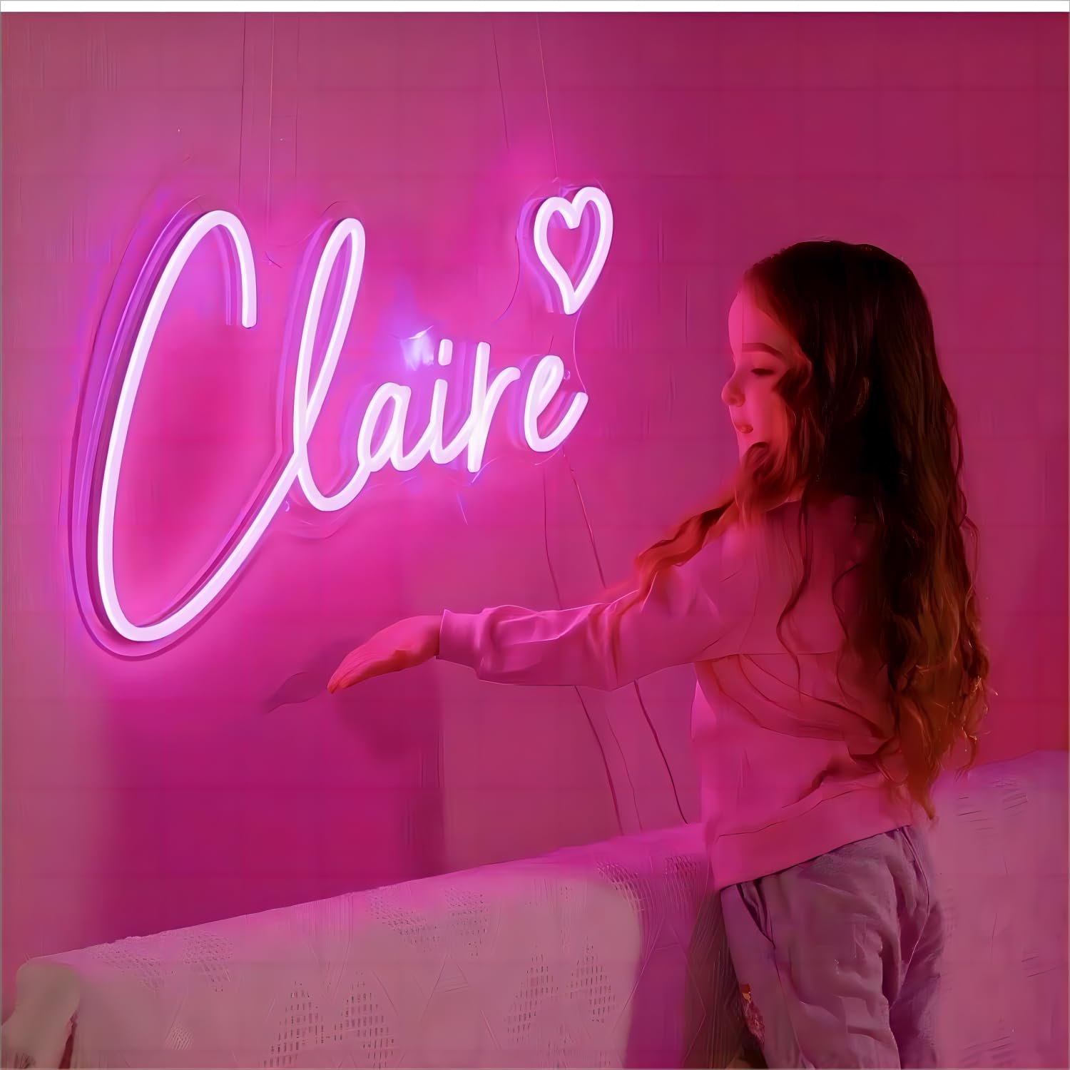 Custom Neon Signs Name Sign Customizable for Wall Decor Personalized Neon Sign for Wedding Birthday Party Gift