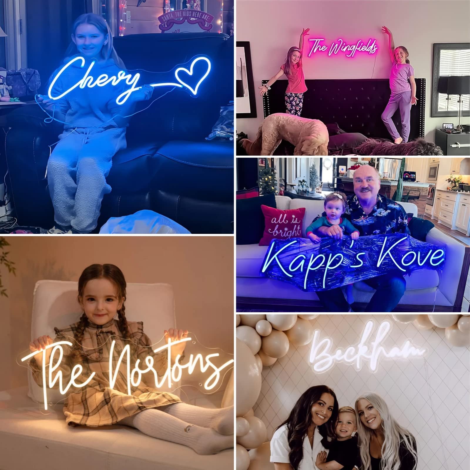 Custom Neon Signs Name Sign Customizable for Wall Decor Personalized Neon Sign for Wedding Birthday Party Gift