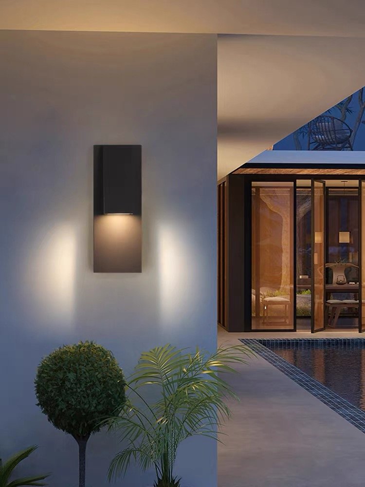 110V 220VLED Wall Mounted Household Lamp Waterproof Modern Outdoor Wall Light 3000K Warm White Garden LED Wall Light