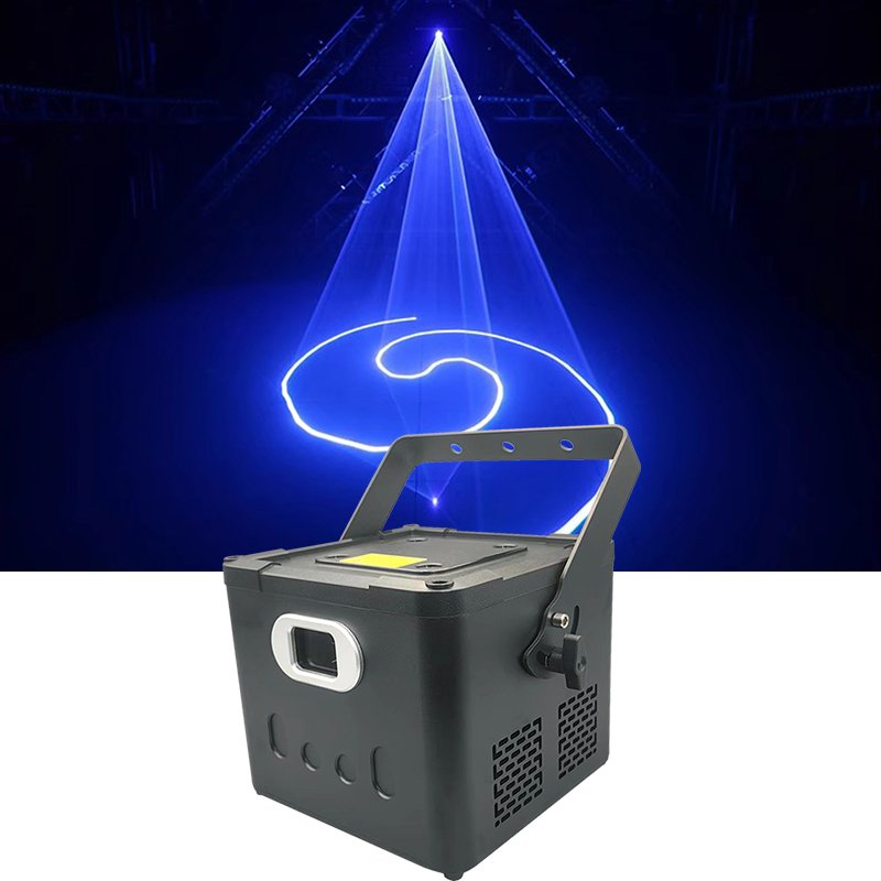 Good Effect 8w Rgb Laser Animation Flower Line Scan Laser Stage Lighting Equipment Ilda for Club Wedding Party