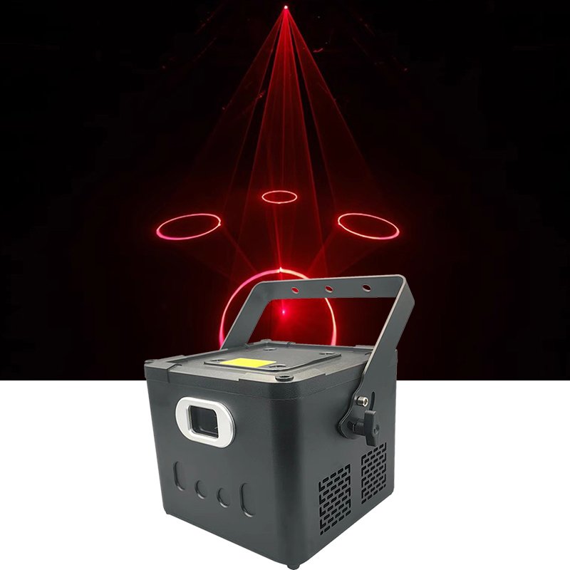 Good Effect 8w Rgb Laser Animation Flower Line Scan Laser Stage Lighting Equipment Ilda for Club Wedding Party