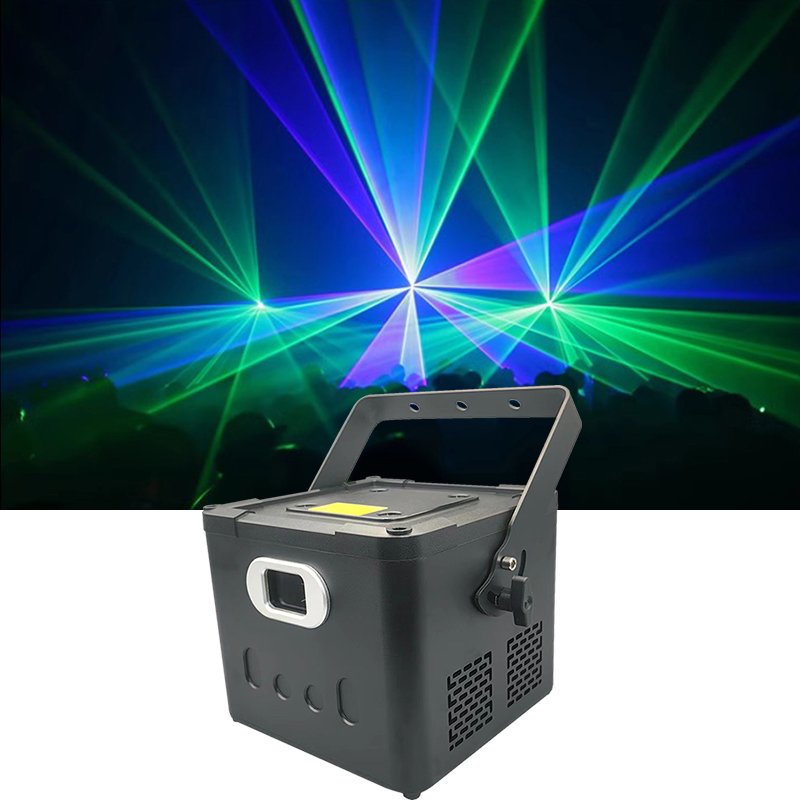 Good Effect 8w Rgb Laser Animation Flower Line Scan Laser Stage Lighting Equipment Ilda for Club Wedding Party