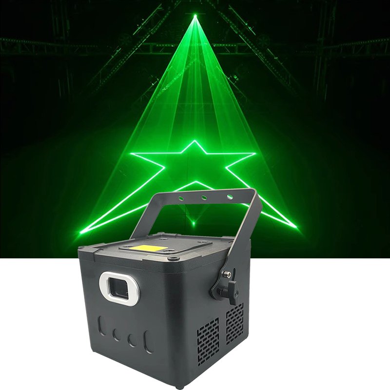 Good Effect 8w Rgb Laser Animation Flower Line Scan Laser Stage Lighting Equipment Ilda for Club Wedding Party