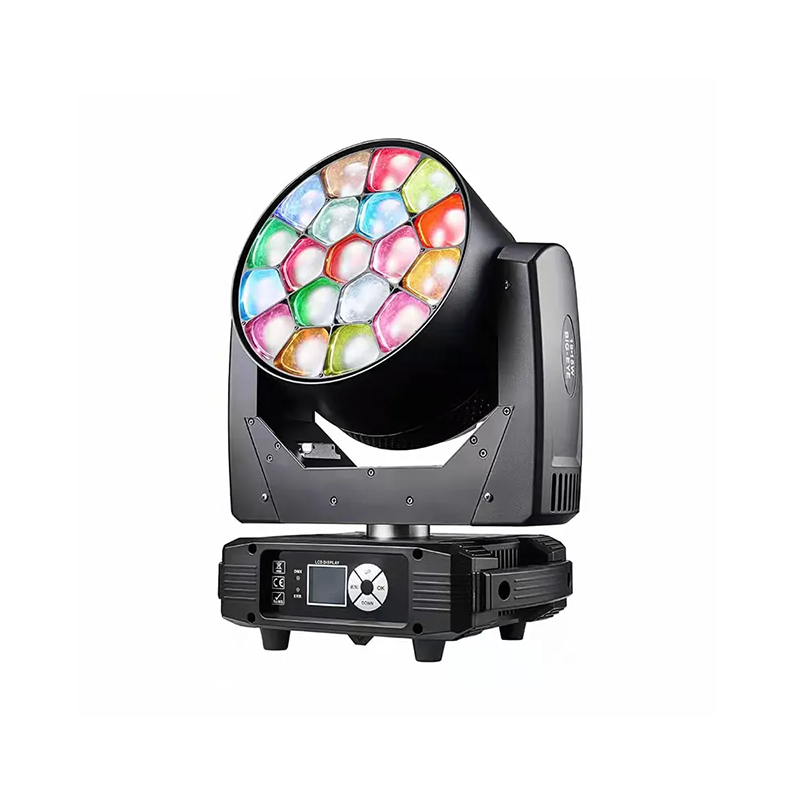 Igracelite 19pcs 15W LED Bee Eye Point Control Moving Head DJ Disco Ktv Bar Party Stage Effect Lights