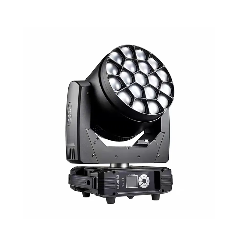 Igracelite 19pcs 15W LED Bee Eye Point Control Moving Head DJ Disco Ktv Bar Party Stage Effect Lights