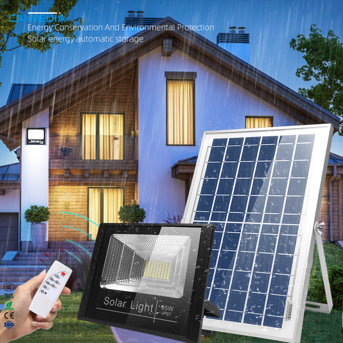 60W 300W Garden Lamp Led Solar Floodlight Outdoor Ip65 Waterproof Remote Flood Lighting/Solar Street Light/Led Street Light