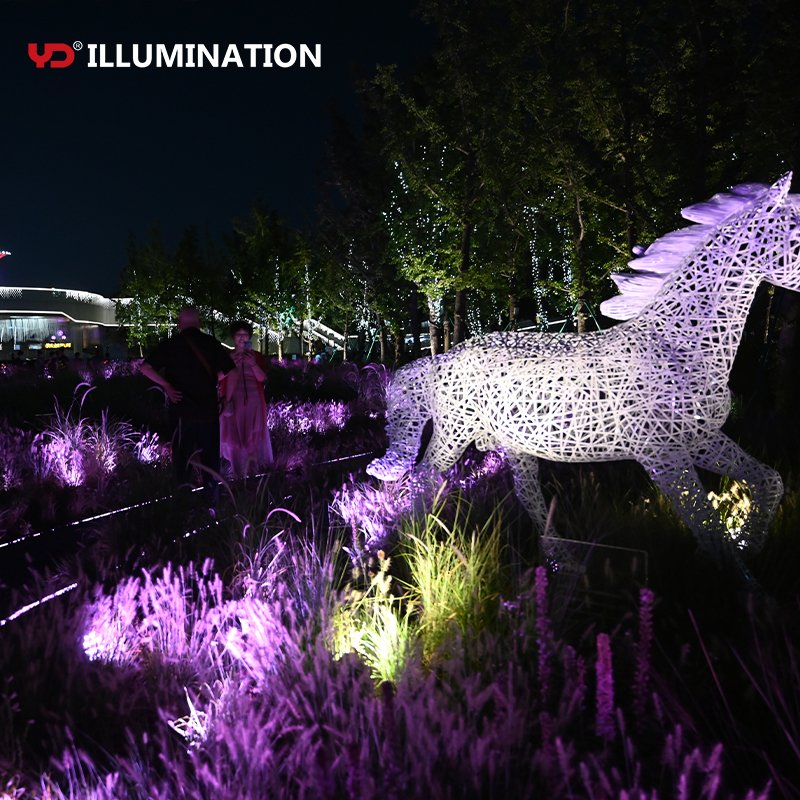 Outdoor IP68 Waterproof Flexible LED Chain Floodlight Longlife Tree Light for Landscape