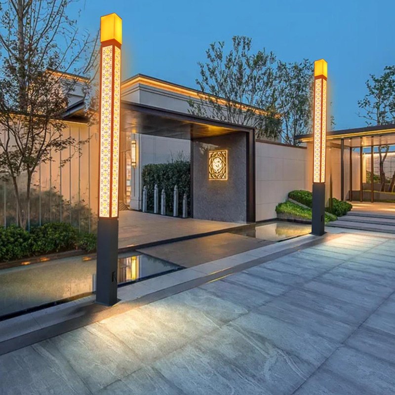 80w Outdoor Garden Light IP65 Waterproof Led Courtyard Light Garden Post Light Villa Community LED Lawn Landscape Lamp