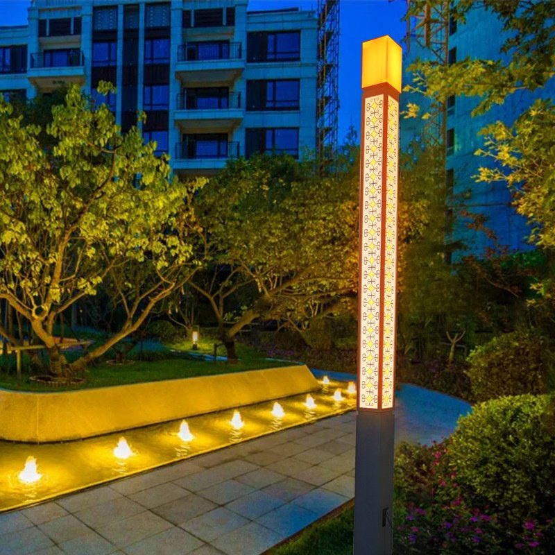 80w Outdoor Garden Light IP65 Waterproof Led Courtyard Light Garden Post Light Villa Community LED Lawn Landscape Lamp