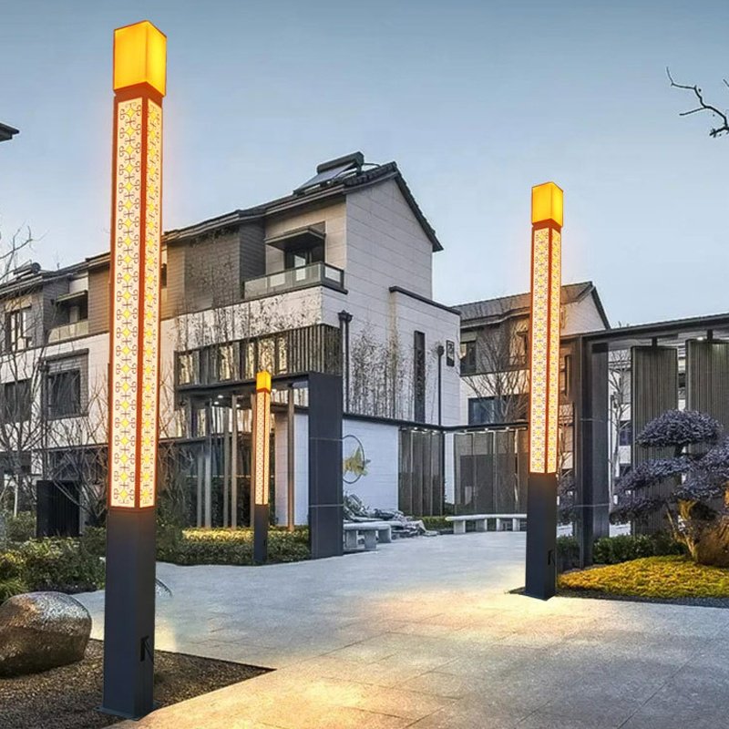 80w Outdoor Garden Light IP65 Waterproof Led Courtyard Light Garden Post Light Villa Community LED Lawn Landscape Lamp
