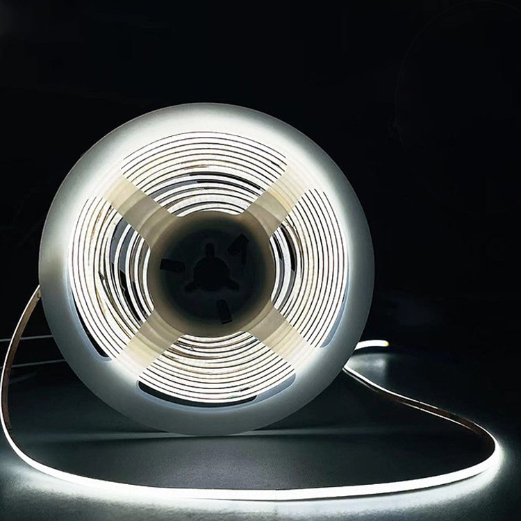 Ultra Fine 3mm Wide Cob Led Strip Flexible 12V24V High Brightness Linear Light Strip Wine Cabinet Cob Light Strip