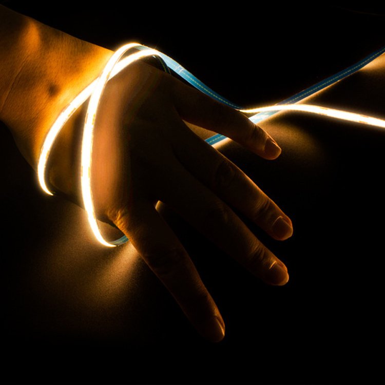 Ultra Fine 3mm Wide Cob Led Strip Flexible 12V24V High Brightness Linear Light Strip Wine Cabinet Cob Light Strip