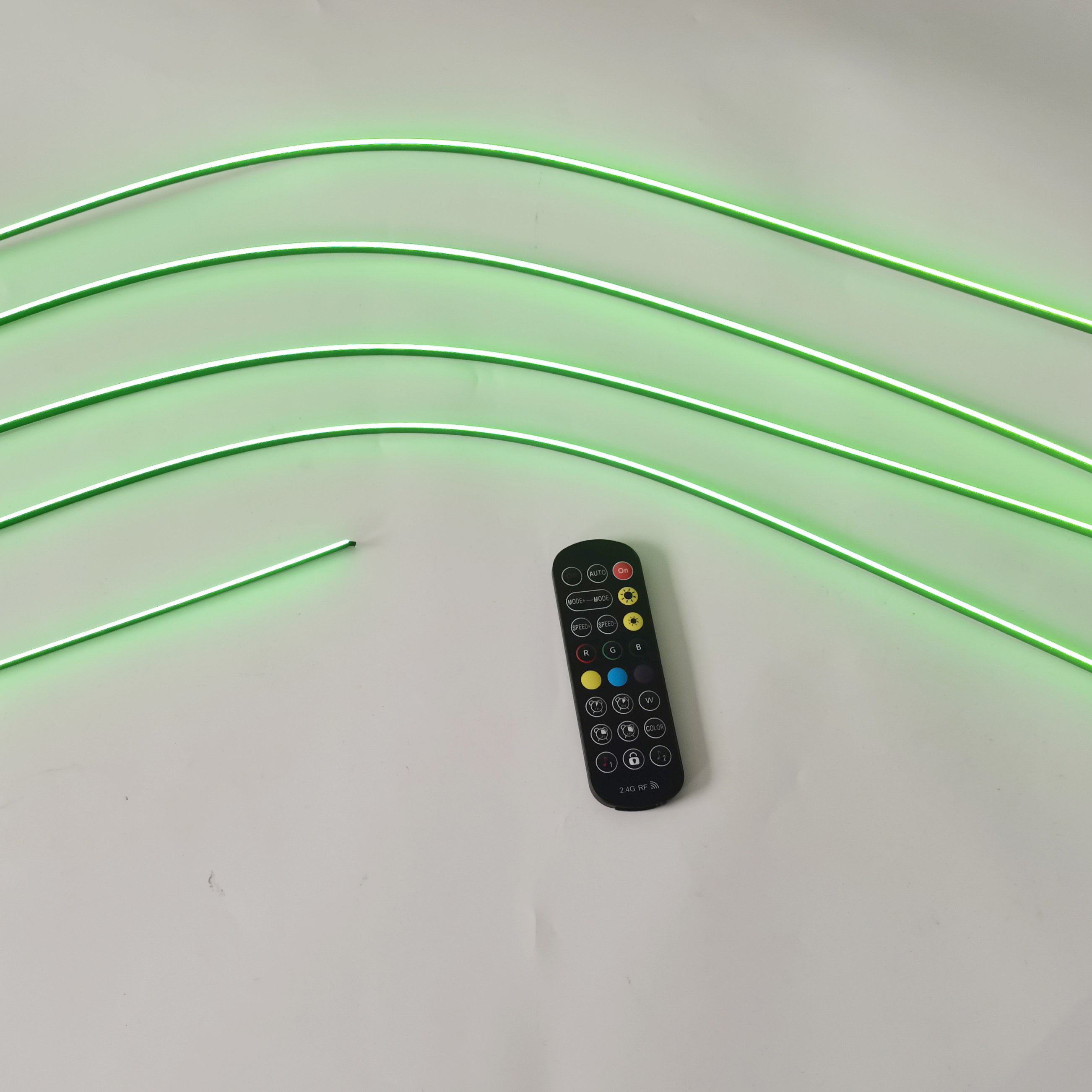 Free Sample 6 In1 Symphony 64color Car Ambient Light Rgb Car Interior Optical Acrylic Strip Symphony Car Ambient Light