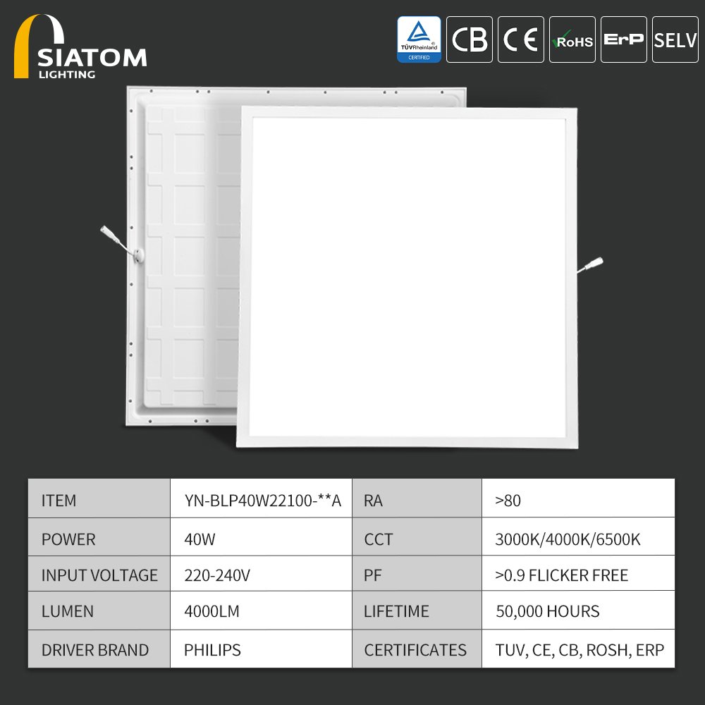 Led Panel Light 48w 5000k 60*60 square Flat Led Panel Ceiling Lighting