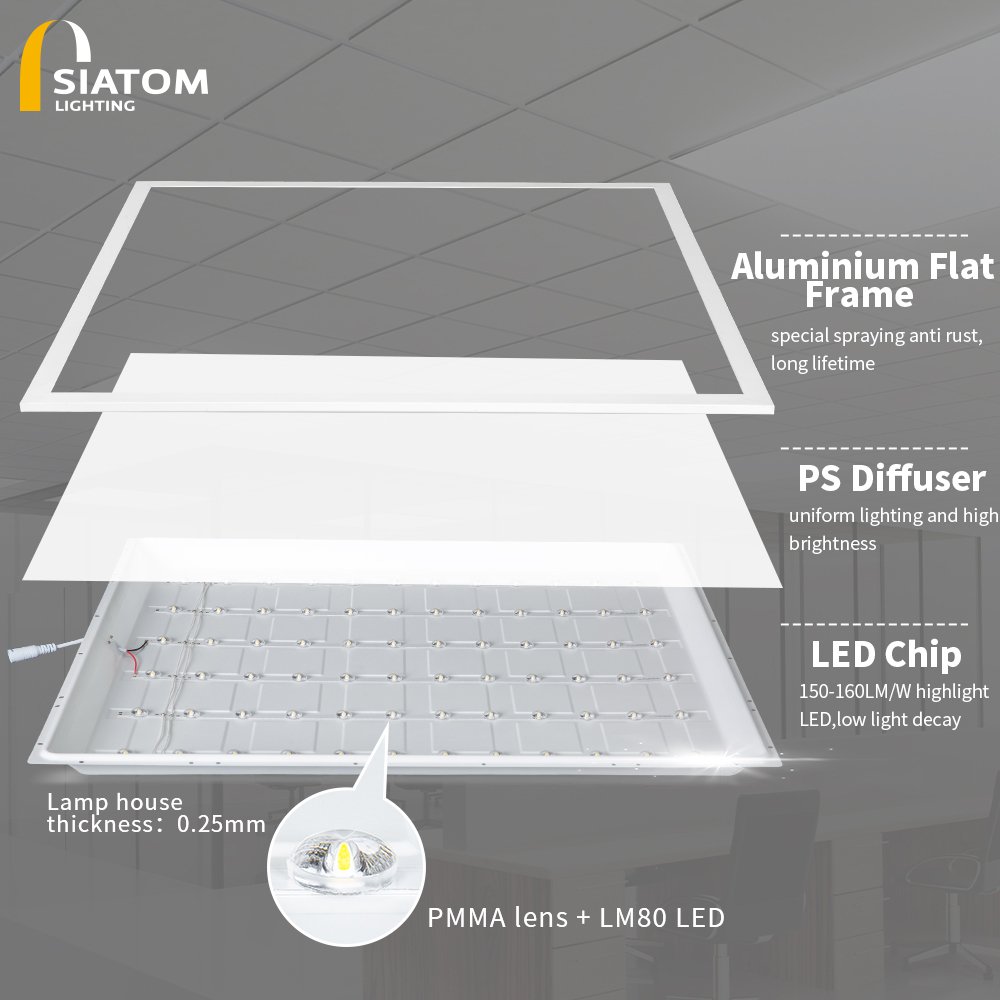 Led Panel Light 48w 5000k 60*60 square Flat Led Panel Ceiling Lighting