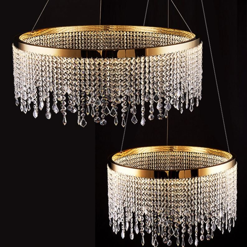 Fashion Chandeliers Home Luxury Hanging Wedding Lights Nordic Ceiling Lighting Crystal Chandelier for Living Room