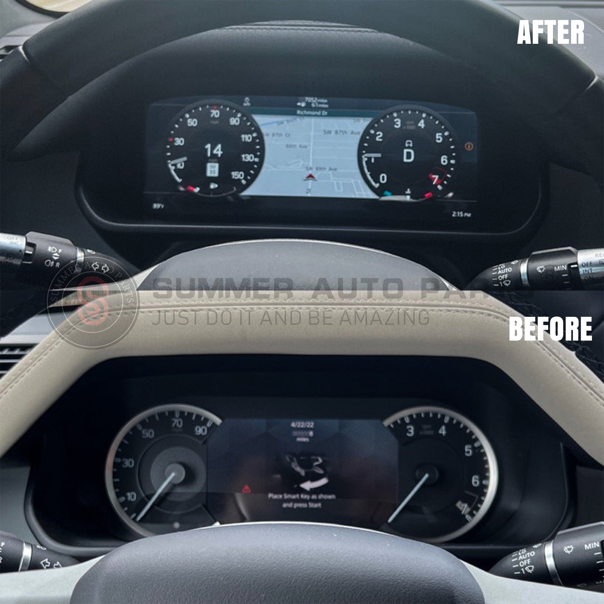 Car Auto Speedometer Panel Electric Led Display Instrument Cluster Digital Dashboard for Land Rover Defender 110 Dashboard
