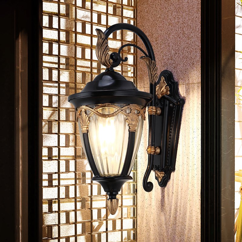 Vintage Outdoor Wall Lamp Waterproof Exterior Moroccan Wall Sconce for Garden
