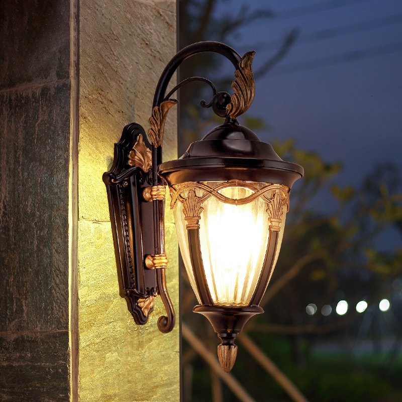 Vintage Outdoor Wall Lamp Waterproof Exterior Moroccan Wall Sconce for Garden