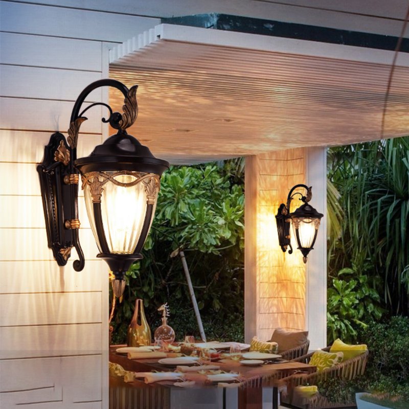 Vintage Outdoor Wall Lamp Waterproof Exterior Moroccan Wall Sconce for Garden