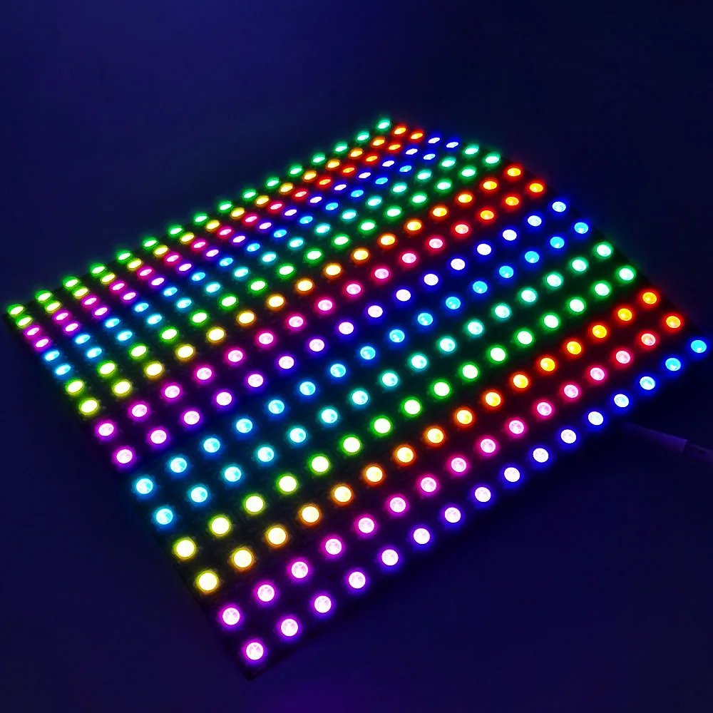 DC5V 8x32 16x16 8x8 WS2812B RGB LED Matrix Board for Creative Lighting Effects Custom Animations Advertising Display